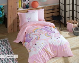 L'essentiel linge de maison Juego de funda de edredón Magical - Pink